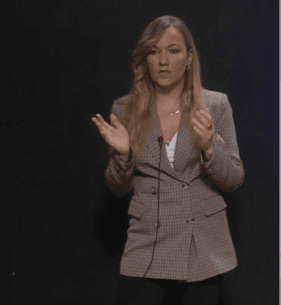 Silvia Mogas speaking